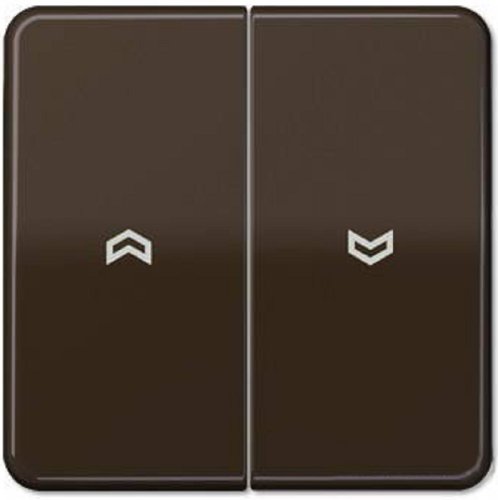 Лицевая панель Jung CD500 для 2-кл. выключателя коричневый картинка